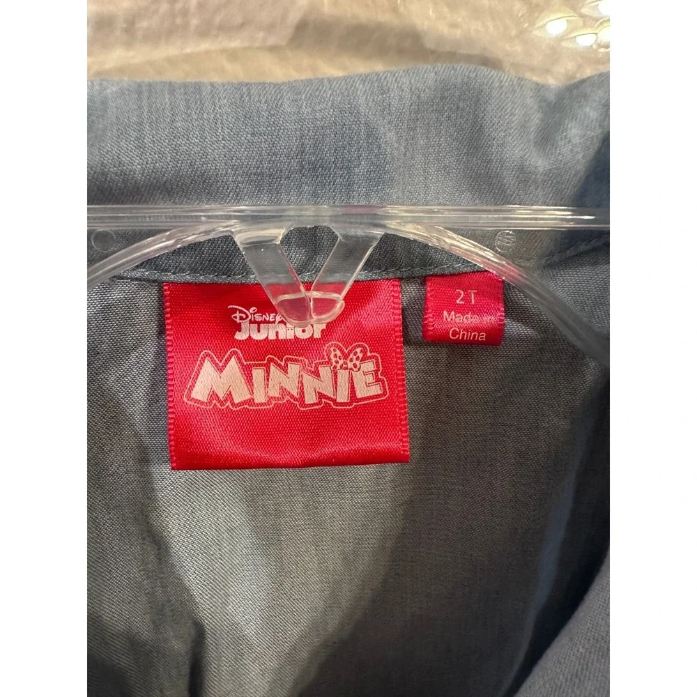 Disney Junior Minnie Mouse‎ Patriotic Dress Blue Red White Size 2T